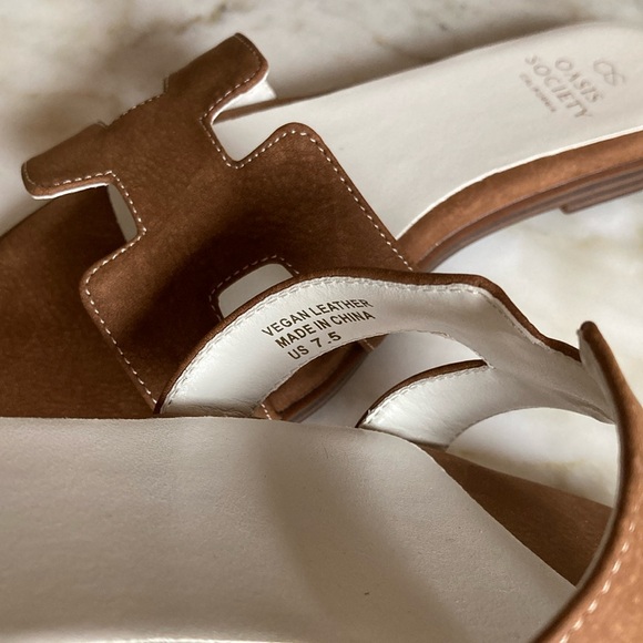 Open Society H sandal - similar to HERMÈS Oran and Steve Madden Hayden.NIB. 7.5. - Picture 7 of 7